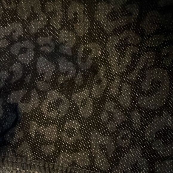 Agnes & Dora XXL black with gray animal print spots, stretchy skinny pants - 304 - Picture 5 of 5